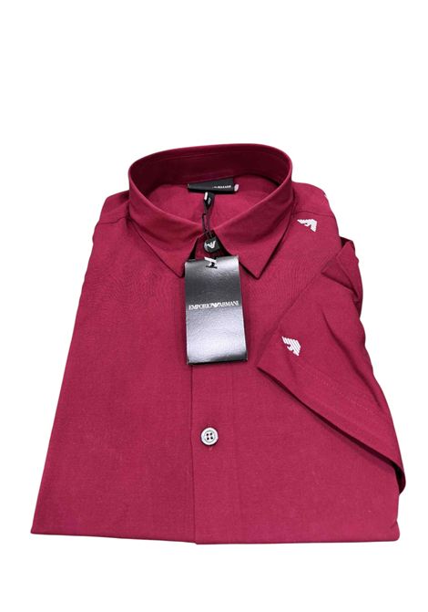 Camicia mezza manica con loghi aquila EMPORIO ARMANI | Camicie | E9.3Z1C10.1NREZ02020